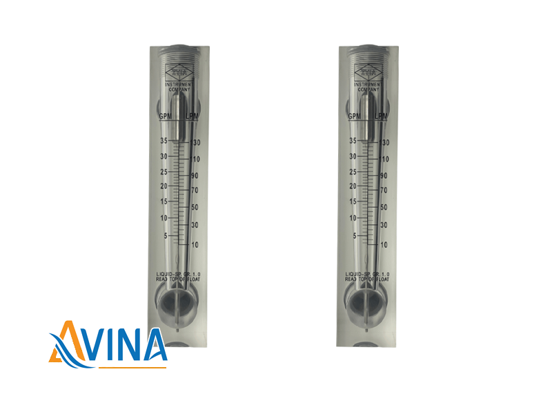 Lưu lượng kế lắp bảng 10-130LPM dạng vuông Lưu lượng kế lắp bảng 10-130LPM dạng vuông