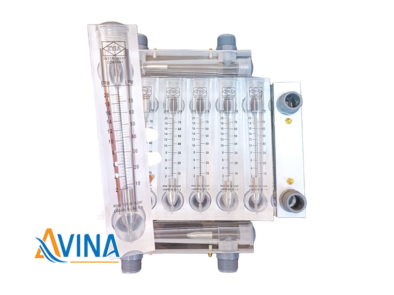 Lưu lượng kế dạng vuông 10-70LPM Lưu lượng kế dạng vuông 10-70LPM