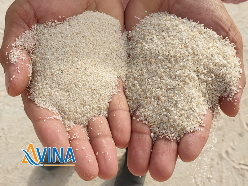 Cát thạch anh size 0.4-0.8mm Cát thạch anh size 0.4-0.8mm