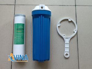 Cốc lọc 10 inch xanh nắp trắng