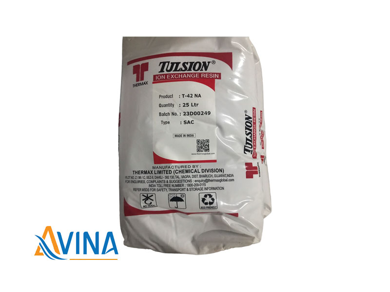 Hạt cation Tulsion T42 Na làm mềm nước Hạt cation Tulsion T42 Na làm mềm nước