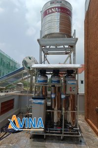 Hệ thống lọc nước sinh hoạt 3 cột kèm màng siêu lọc UF