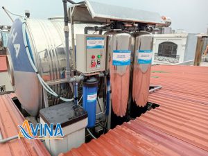 Hệ thống lọc sinh hoạt 2000l/h van tự động