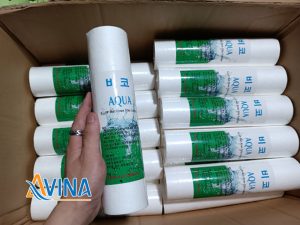 Thùng lõi lọc bông nén Aqua 10 inch Hàn Quốc