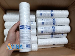 Thùng lõi lọc sợi cuốn 10 inch